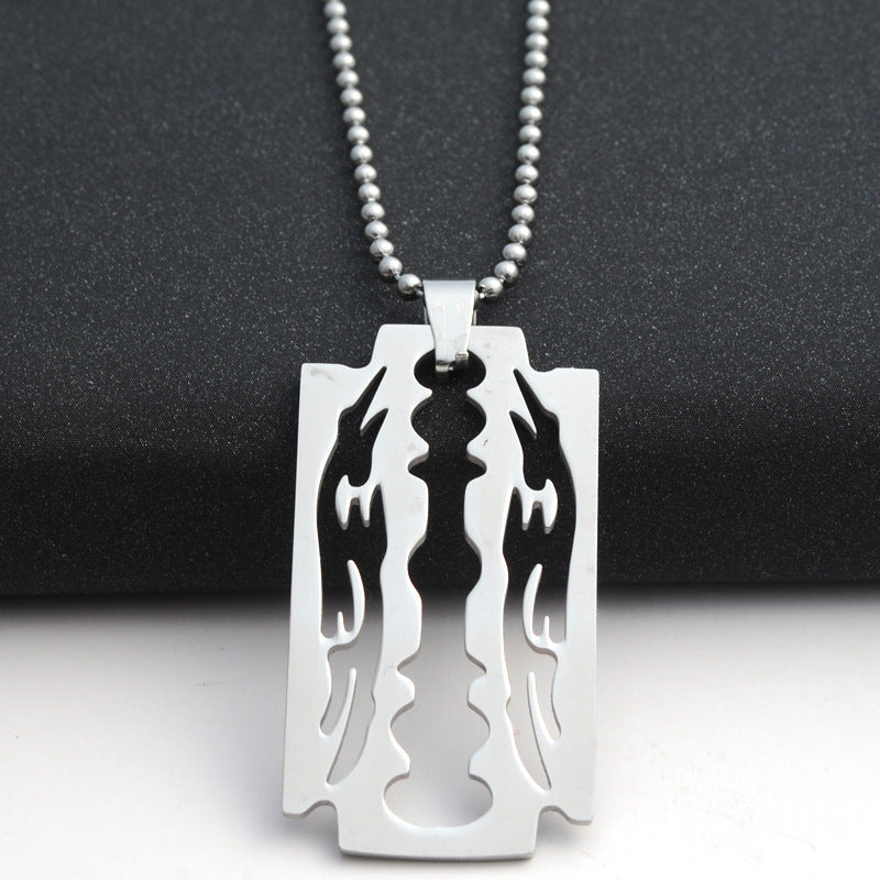 Inferno Blade Pendant Necklace