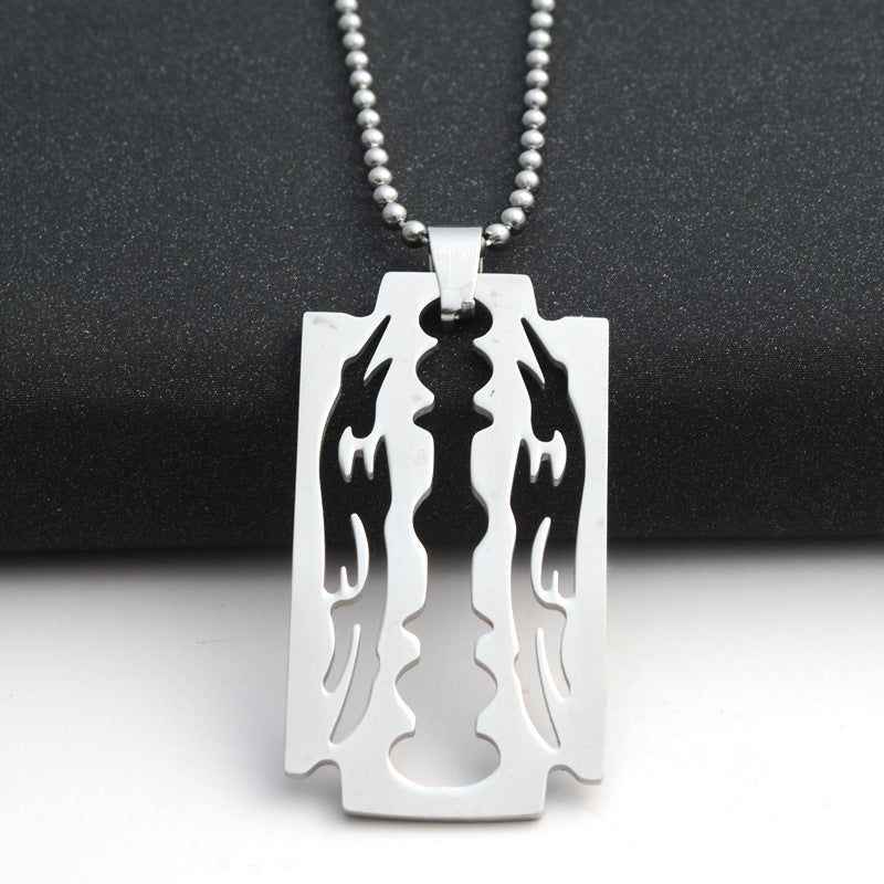 Inferno Blade Pendant Necklace