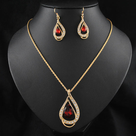 Radiance Royale Crystal Drop Jewelry Set