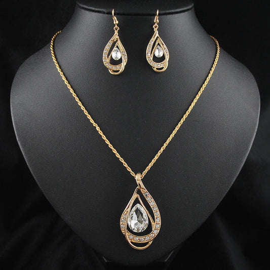 Radiance Royale Crystal Drop Jewelry Set