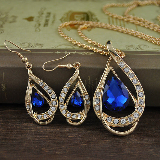 Radiance Royale Crystal Drop Jewelry Set