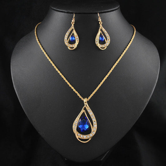 Radiance Royale Crystal Drop Jewelry Set