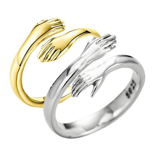 Hold Me Forever – Hand Hug Adjustable Rings