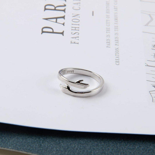 Hold Me Forever – Hand Hug Adjustable Rings