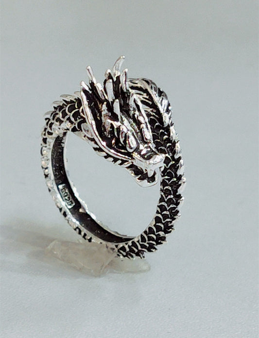 Ouroboros Dragon Ring – Symbol of Eternity & Power