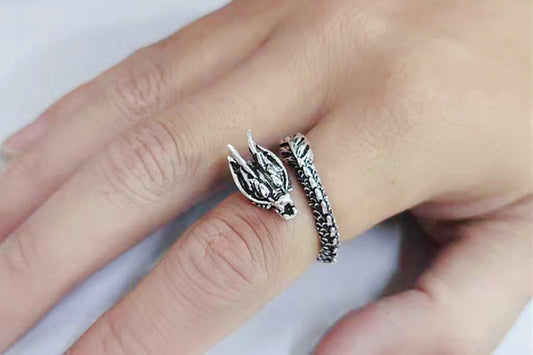 Ouroboros Dragon Ring – Symbol of Eternity & Power