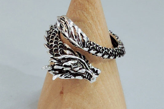 Ouroboros Dragon Ring – Symbol of Eternity & Power