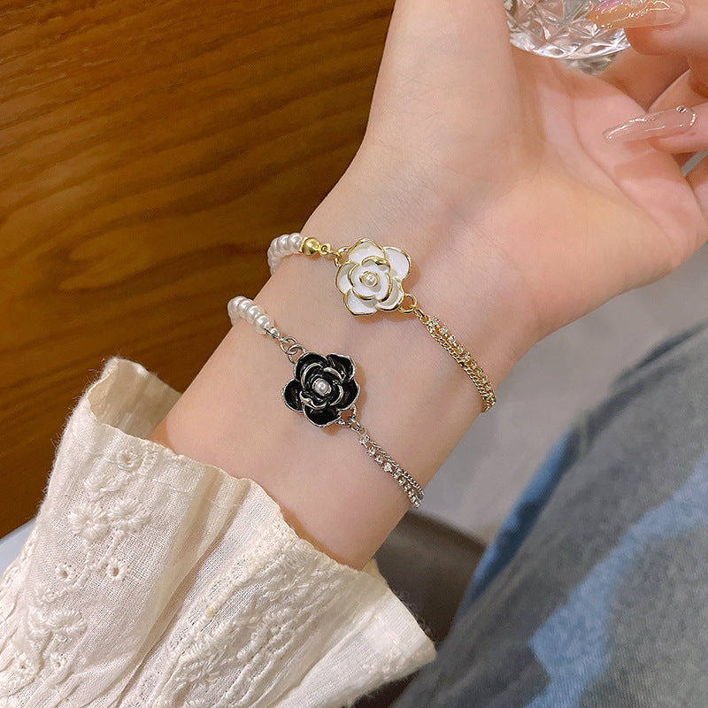 Vintage Pearl Bracelet Female Ins Style High Sense