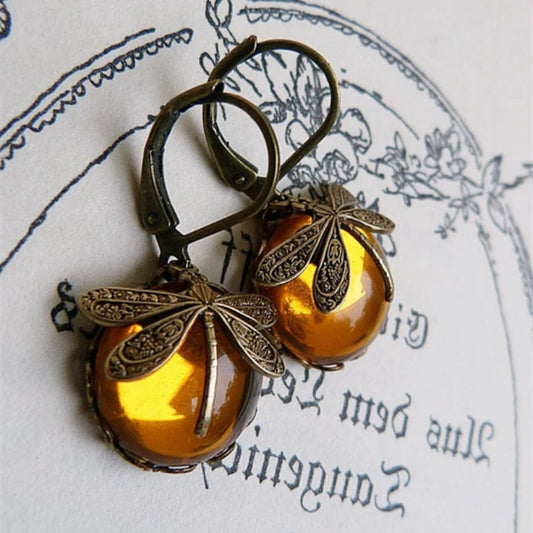 Vintage Crystal Bloom Earrings