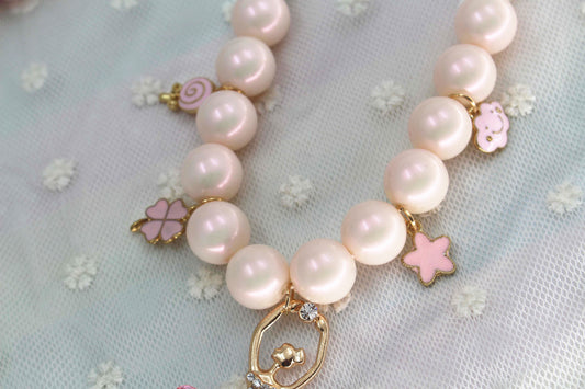 Moonlight Ballerina Pearl Necklace