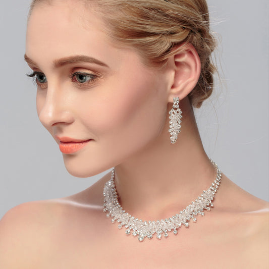 Elegant Crystal Bridal & Prom Jewelry Set