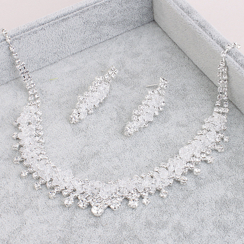 Elegant Crystal Bridal & Prom Jewelry Set