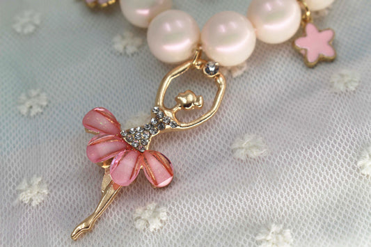 Moonlight Ballerina Pearl Necklace