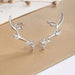 Stud Earrings Female Inlaid Zircon Personality Ornament