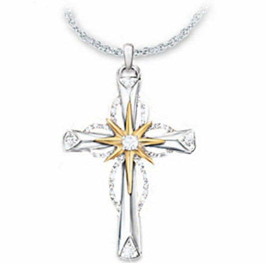 Celestial Grace Cross Pendant