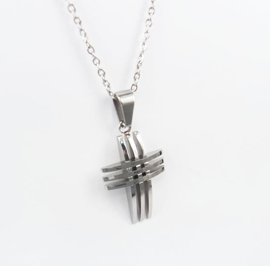 Imperial Droplet Men's Punk Pendant – Stainless Steel Elegance