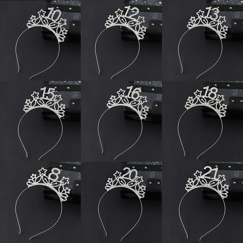 Rhinestone Hair Accessories Alloy Headband For Women