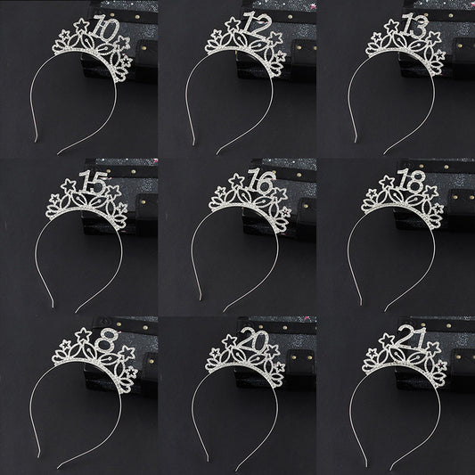 Rhinestone Hair Accessories Alloy Headband For Women