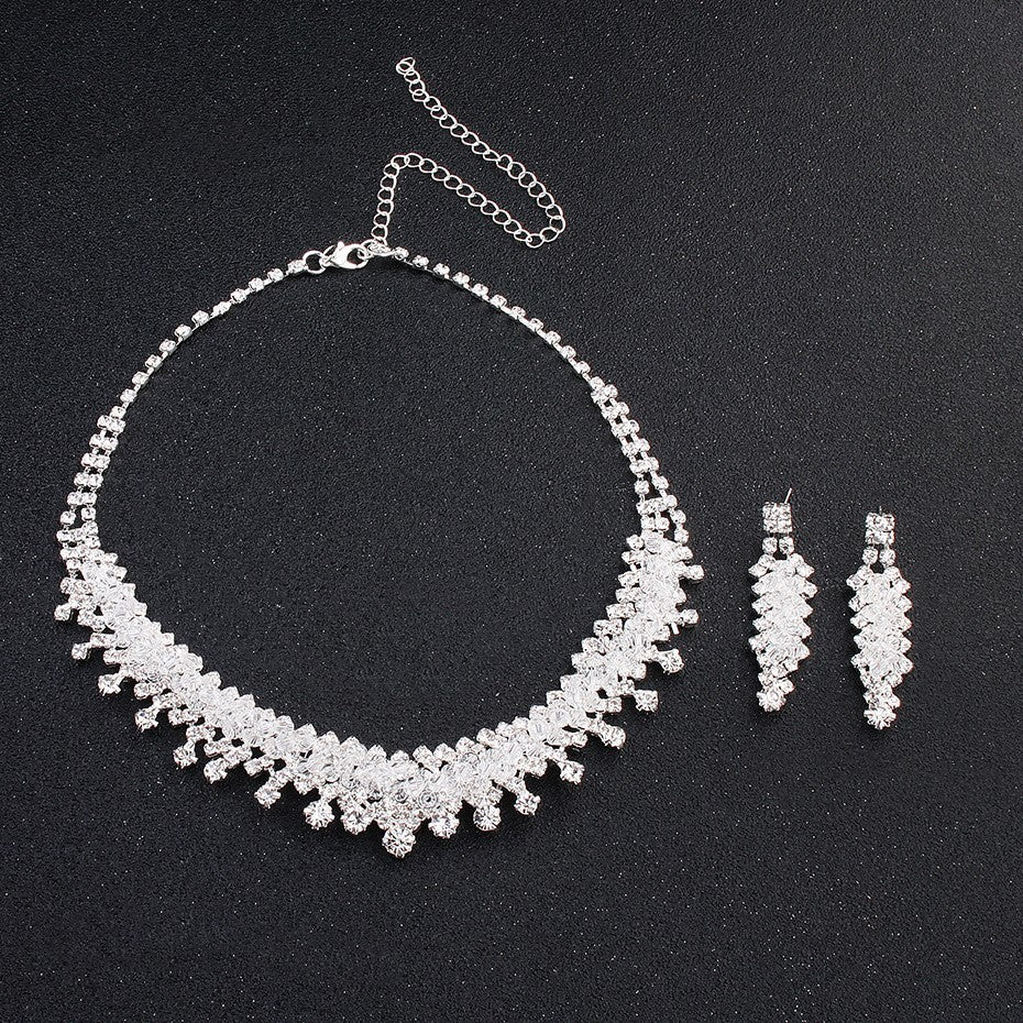 Elegant Crystal Bridal & Prom Jewelry Set