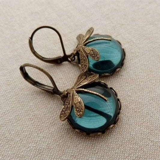 Vintage Crystal Bloom Earrings