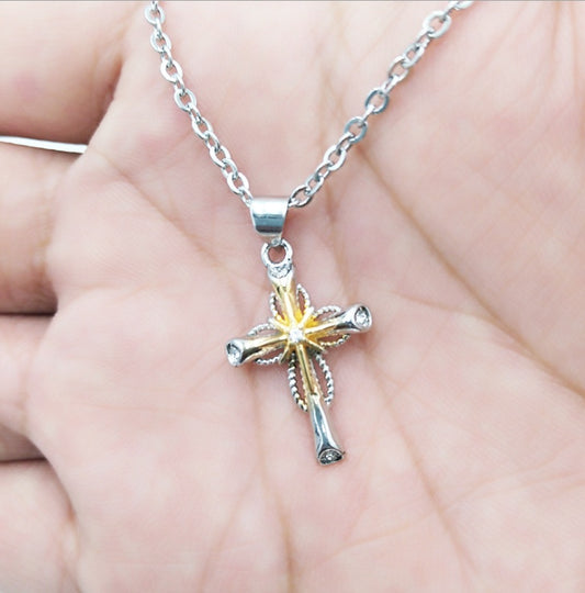 Celestial Grace Cross Pendant