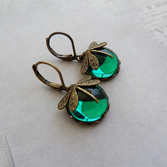 Vintage Crystal Bloom Earrings