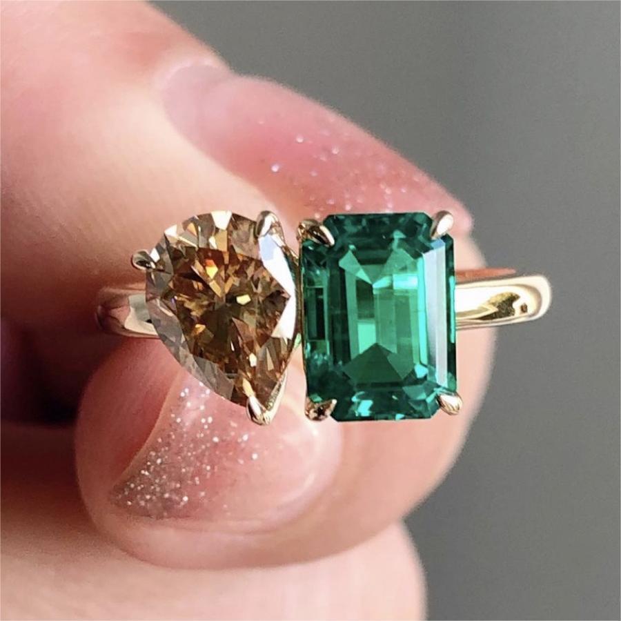 Celestia Crown – Regal Moissanite Sparkle Ring