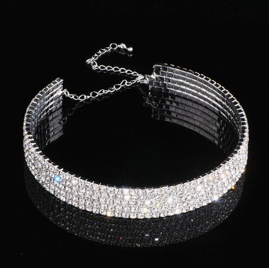 Radiant Rows 3-Piece Braided Rhinestone Jewelry Set