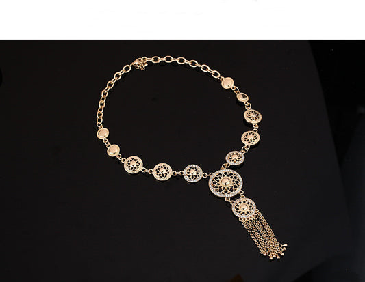 Regal Radiance 5-Piece Gold Statement Jewelry Set