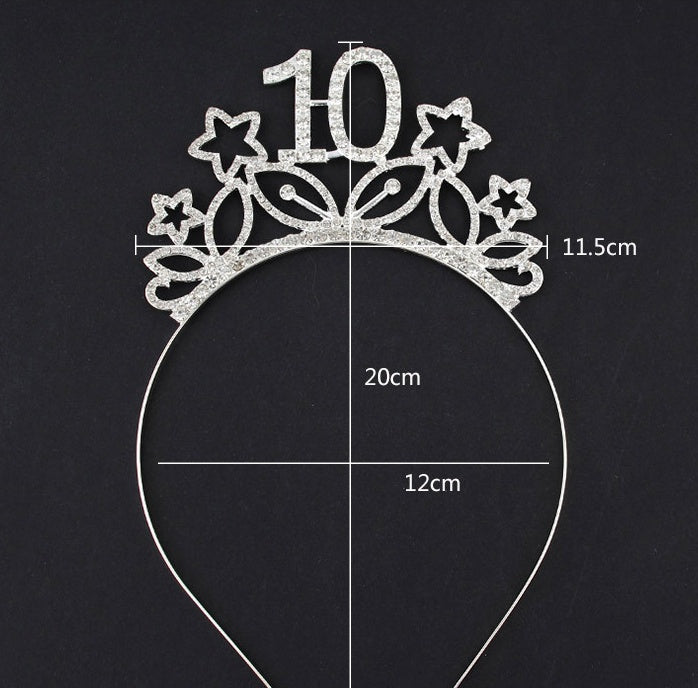 Rhinestone Hair Accessories Alloy Headband For Women